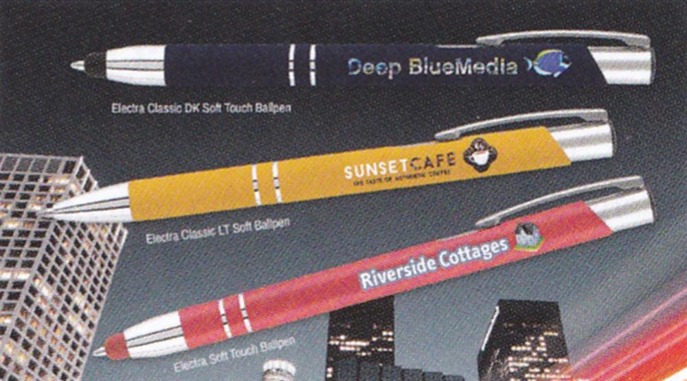 Soft-feel Rubberised pen